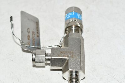 NEW Swagelok High Pressure Proportional Relief Valve 1/4'', SS-4R3A-SETA