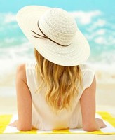 Crochet Fedora Or Floppy Fashion Hat Women's Outdoor Sun Summer Off White Cream Crochet Fedora Or Floppy Fashion Hat Women's Outdoor Sun Summer Off White Cream