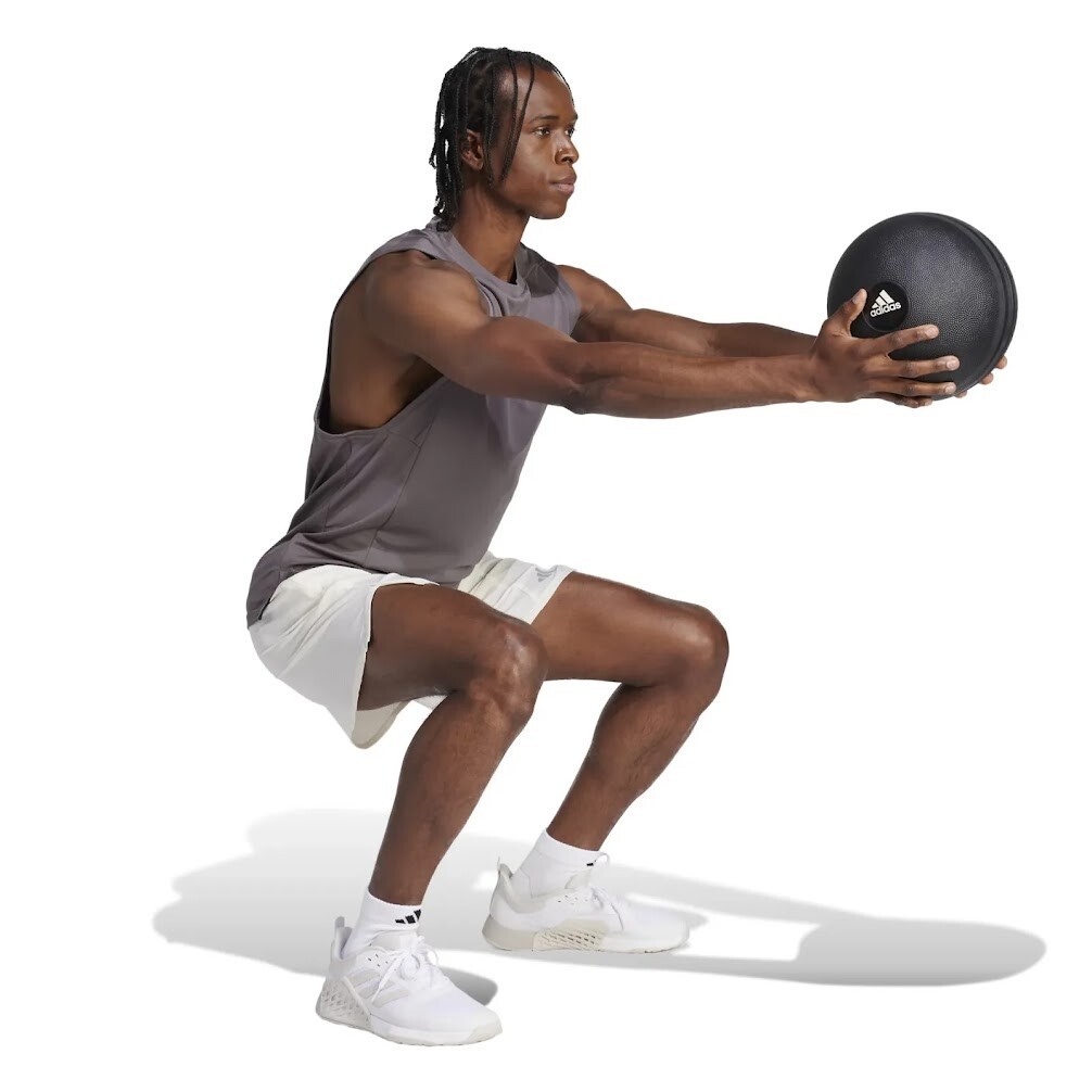 Adidas 2XL Mens Tank Top Grey Training Workout HEAT.RDY Cooling Shirt IS3712 NWT thumbnail 13