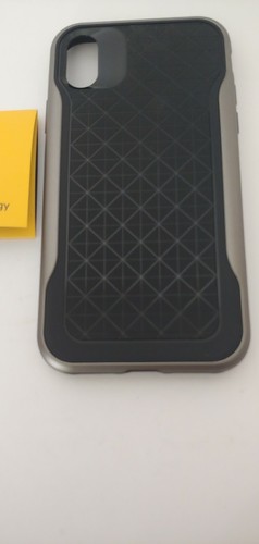 Funda Compatible Apple i-Phone X Caseology Serie Apex - Negra/Gris Cálida - Imagen 1 de 11