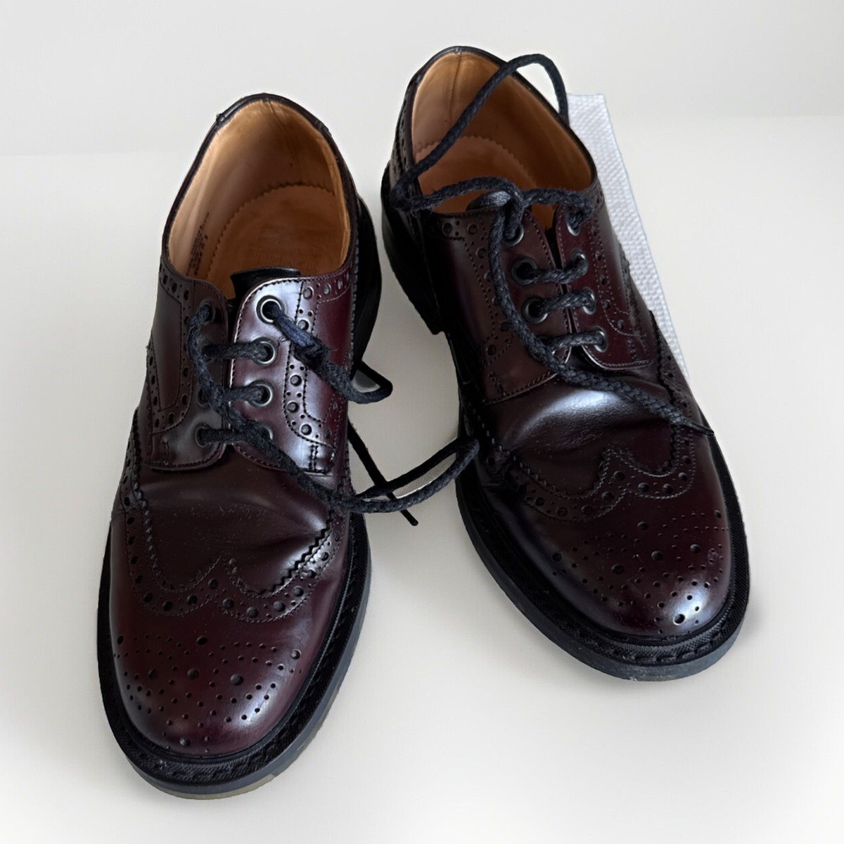 Church's Shoes Mens 7 F Red/Burgundy Oxford Yake | eBay