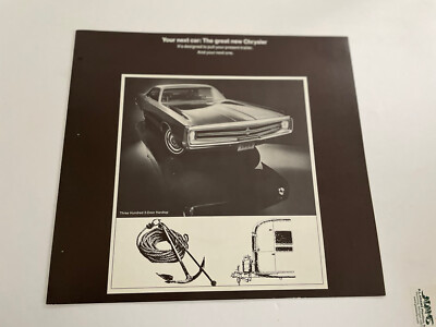 Vintage Original 1969 Chrysler Auto Brochure