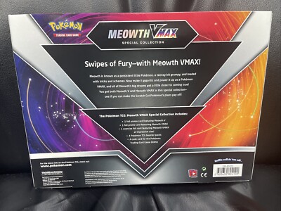 pokemon trading card game meowth vmax special collection Pokémon TCG: Meowth Vmax Special Collection Box Set : Amazon.com.be: Toys main image 0