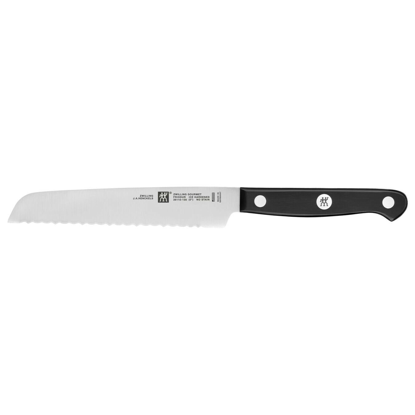 ZWILLING GOURMETCOLTELLO UNIVERSALE SEGHETTATO - 13 CM, TAGLIATO A LASER