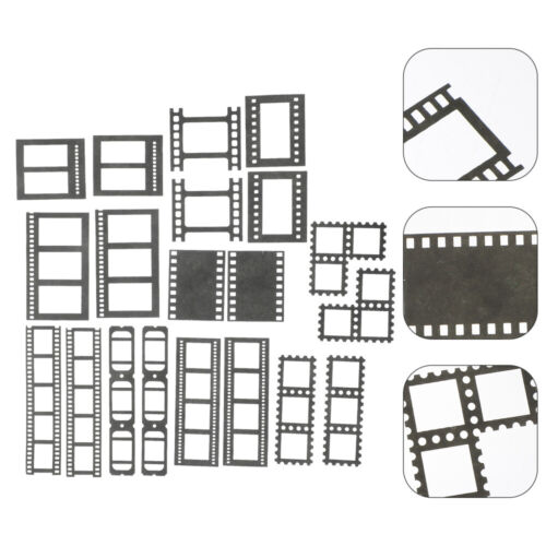  40 Pcs Hollow Material Paper Camera Film Scrapbooking Papers Materials Cinema - Afbeelding 1 van 12
