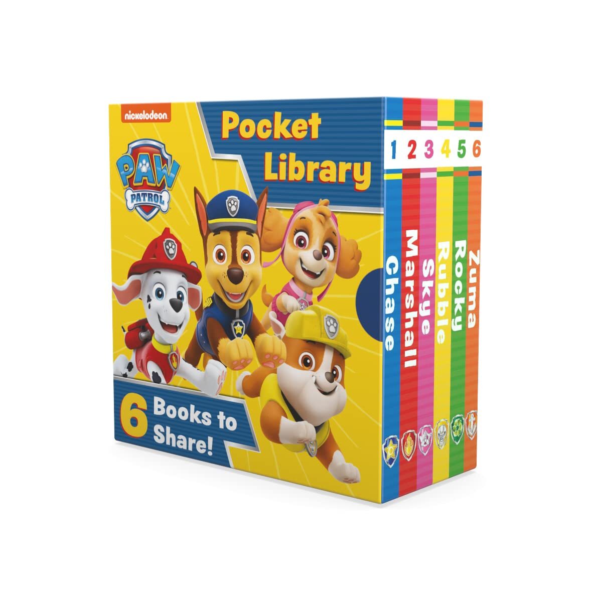 9780755502721 Paw Patrol Pocket Library: Six illustrated story m...eon TV Series