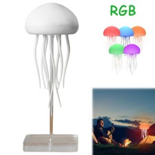 Cute Jellyfish Hanging Light Voice Control Night Lights Bedside Atmosphere Lamp