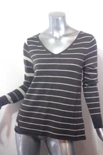 Womans SMARTWOOL Gray & White Merino Wool Sweater Size S