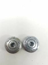 Vintage Ofmega Dust Cap Caps Dustcap Crankset Gasket Metal Caps