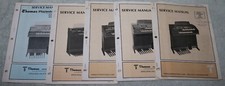 1960'S 5 THOMAS ORGAN SERVICE MANUALS 1100, R-A1121-0, R-A1131-0, 1200 R-A1225-0