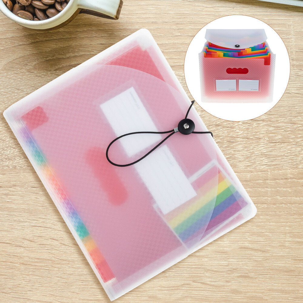 File Folder Folders Expandable Plastic Wallet Pocket Multilayer