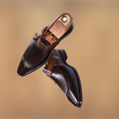 Handmade Mens two tone side tassels dress shoes, Men pointed toe formal shoes | eBay Handmade Mens two tone side tassels dress shoes, Men pointed toe formal shoes | eBay