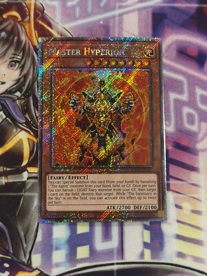 Yugioh Master Hyperion Platinum Secret Rare RA03