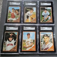 1962 Topps High # Proofs  X10 Blank Back No Printed Names+ Unique  Sharp SGC 