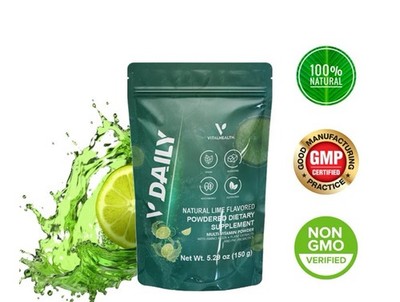 V-DAILY BY VITALHEALTH, Multi-Vitamin Powder With Amino Acids + Pre-Probiotics