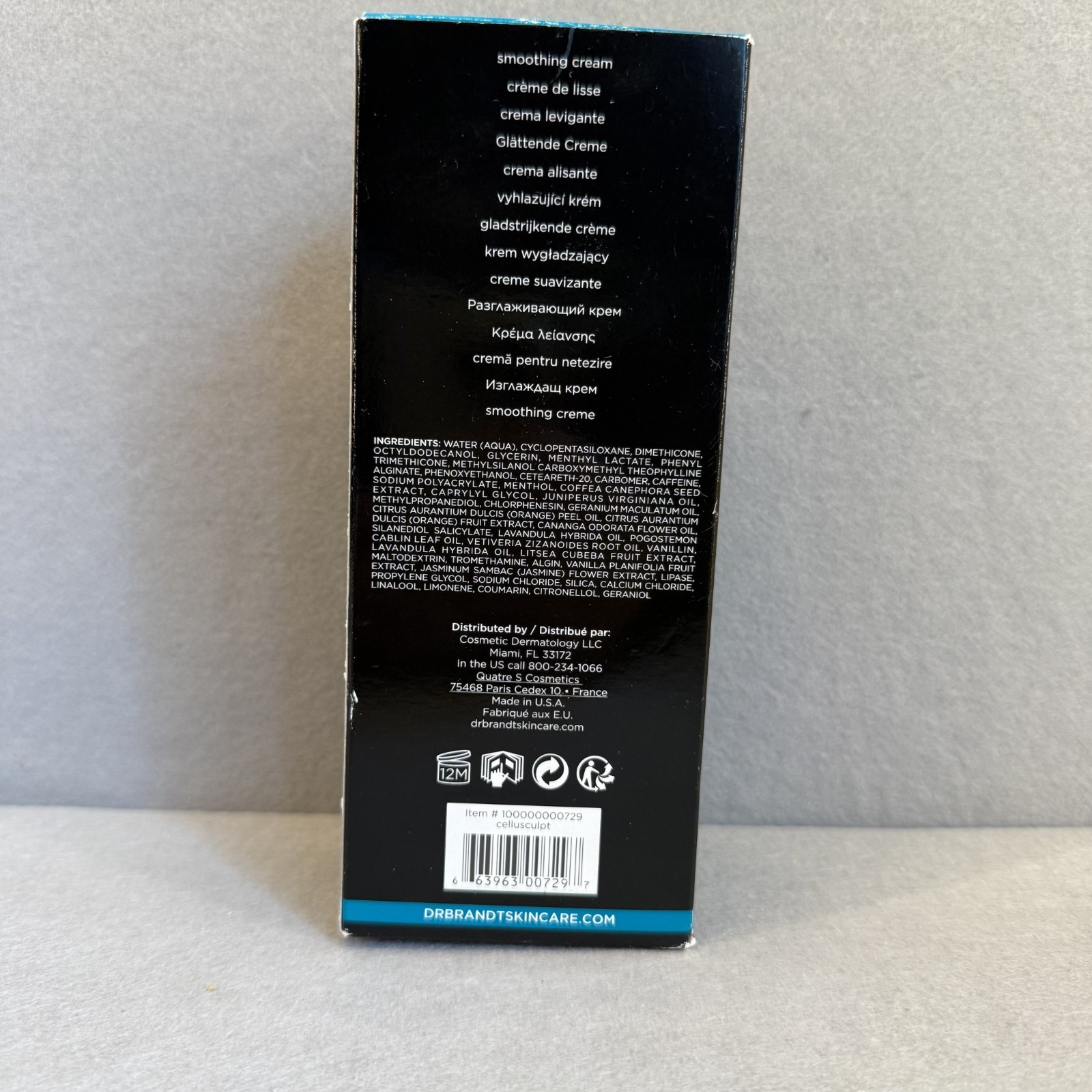 Dr. Brandt Cellusculpt Smoothing Cream 6.3 oz NIB  New in Box Sealed