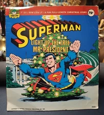 SUPERMAN 1978 "Light up the Tree Mr. President" 7'' 331/3 RPM Little
