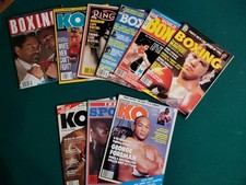 KO Ring World Boxing Vintage Boxing Magazines Lot George Foreman