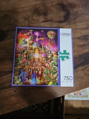 Buffalo Games Krystol's Palace 750 piece puzzle COMPLETE Poster Majestic Castles