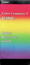 Tandy Color Computer 3 Basic Quick Reference Guide - E6D