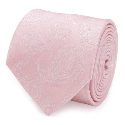 Star Wars Darth Vader Pink Paisley Men's Silk Tie Necktie