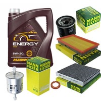 Mann Inspektionspaket 5L Mannol Energy 5W-30 FüR Nissan Almera Tino 2.0