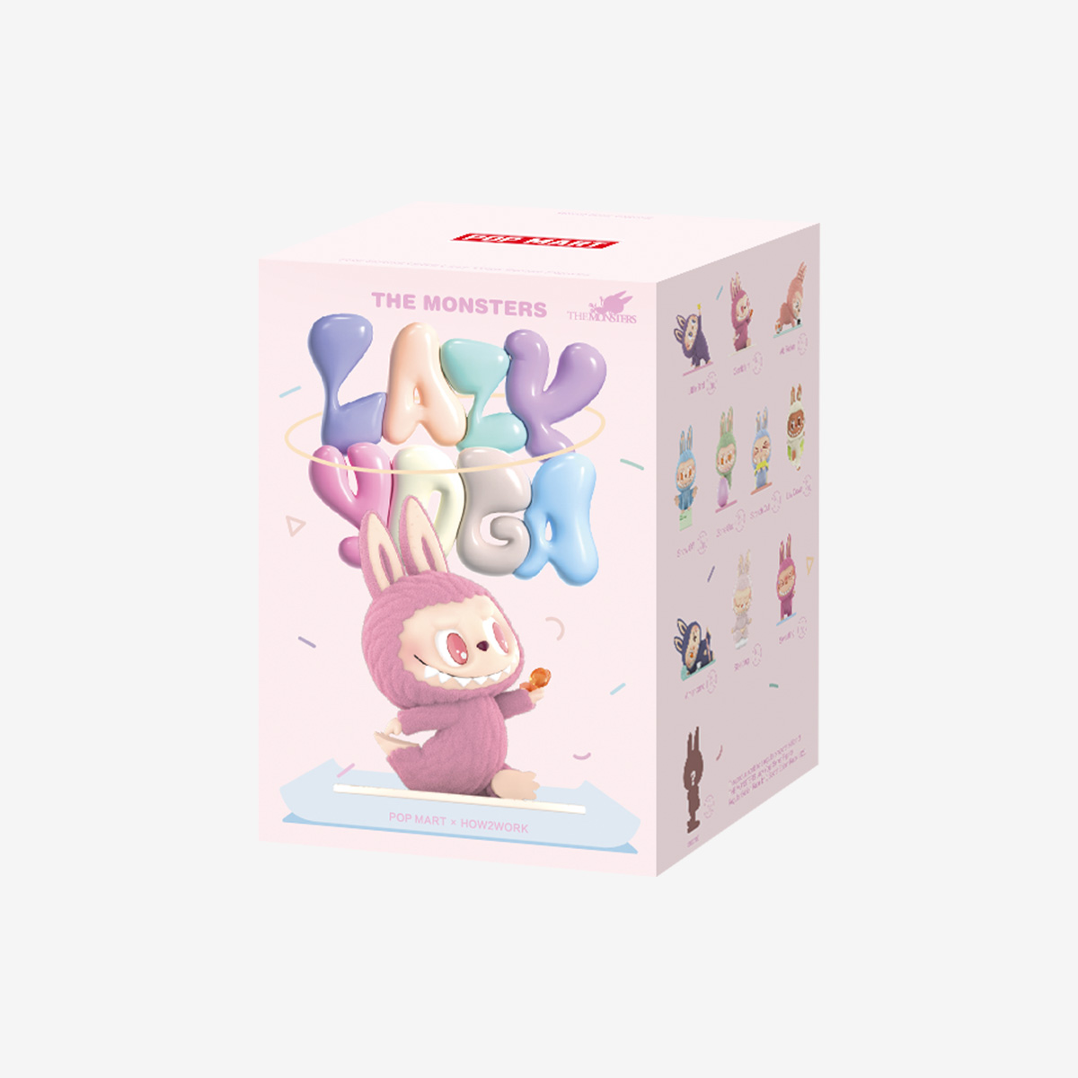 Authentic Labubu The Monsters Lazy Yoga Series Confirmed Box