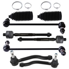 8x Front Tie Rod Ends Sway Bars Suspension For 2009 2010 2011-2014 Nissan Murano