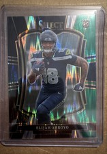 2025 Panini Select - Premier Level Elijah Arroyo Black & Green Shock Prizm (RC)