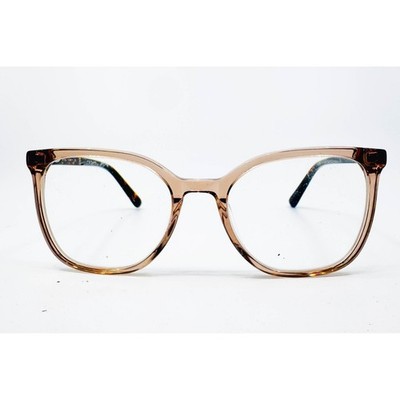 Mv Teng Eyeglass Frames Womens Pink Tortoise Cat Eye 52-19-140