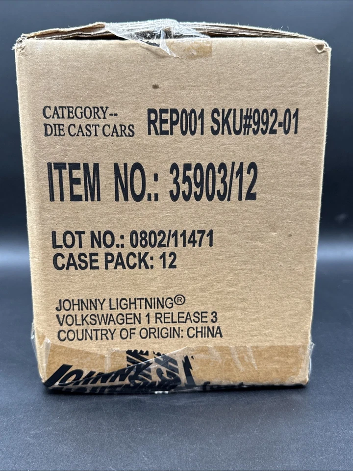Coches Johnny Lightning 2002 estuche sellado de fábrica x12 Volkswagen VW lanzamiento 3 35903 Foto 4 de 4