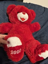 Dan Dee Plush Bear 2010 Sweetheart Teddy Beautiful Red Bear