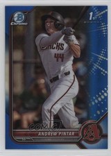2022 Bowman Draft Chrome Blue Refractor 75/150 Andrew Pintar #BDC-138 0s55