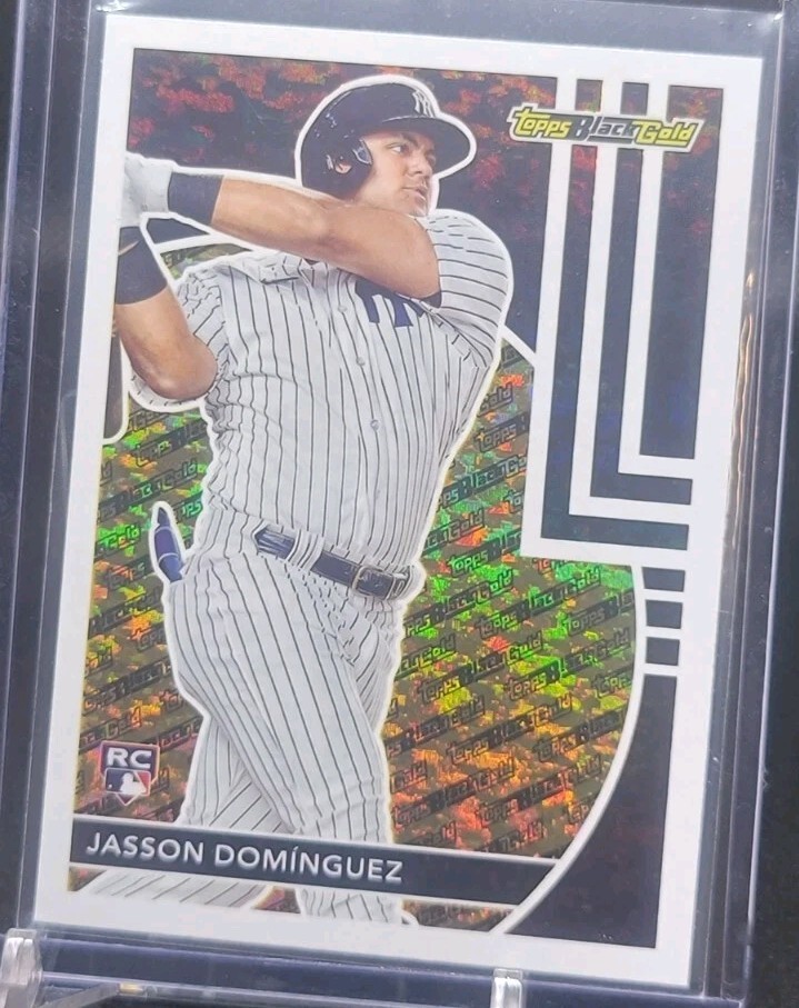 Jasson Dominguez 2024 Topps Update Series Topps Black Gold #BG-7 (RC) Yankees