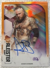 Aleister Black Orange Auto /25 Topps WWE 2020 Chrome 