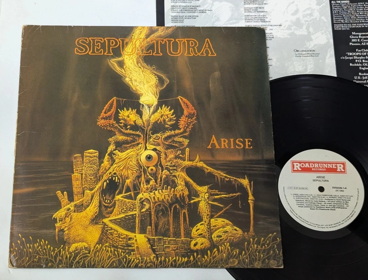 Sepultura Arise Lp - огромный выбор по лучшим ценам | eBay