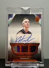 Kevin Huerter 2024 Topps Three Triple Relic Autograph /20 #TRA-KH Sacramento NBA