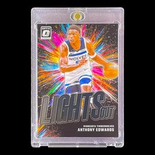 ANTHONY EDWARDS BLACK COLOR BLAST OPTIC 2024-25 Insert Base Panini TIMBERWOLVES