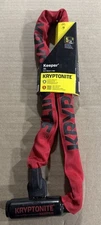 Kryptonite Keeper 785 Integrated Steel Chain Lock Keyed 7mm x 85cm Red
