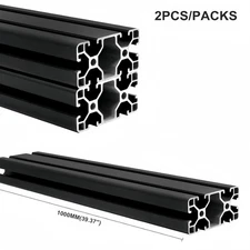 80/20 T Slot 4080 Aluminum Extrusion Anodized EU Standard 1000mm 39.4'' x 2 PCS