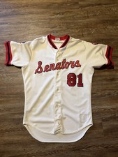 Vintage Harrisburg Senators #81 Wallace Baseball Jersey  44 1997 Rawlings Expos