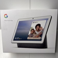 Google Nest Hub Max 10 Inch HD Smart Display/Speaker/Camera GA00639-US with Box