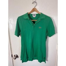 Vintage green Izod Lacoste polo shirt 100 cotton -L