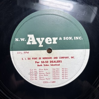 N.W. Ayer Du Pont Dealer Ads 16  Radio Transcription T1
