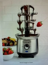 Chocolate Fountain Machine 4 Tier Stainless Steel Cascading Fondue