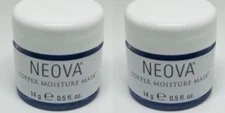 Neova Pure Copper Moisture Mask -2 PACK Size 0.5 Fluid Ounces Each -New & Sealed