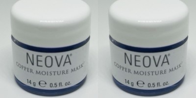Neova Pure Copper Moisture Mask -2 PACK Size 0.5 Fluid Ounces Each - Sample Size