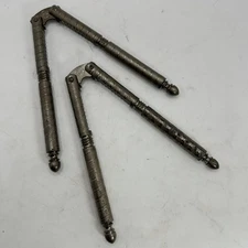 Lot of (2) HMO Metal Nut & Shell Cracker 5" Handheld Utensil Tools - Vintage