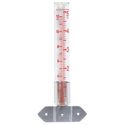 AcuRite 5'' Glass Analog Rain Gauge