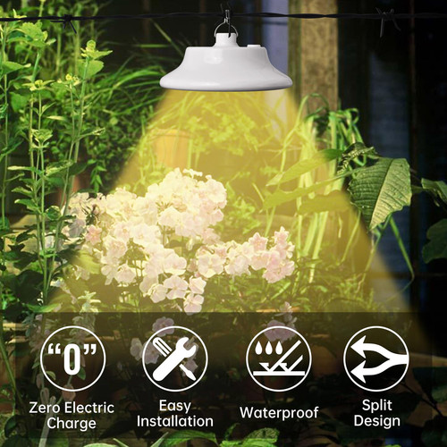 Solar Grow Light, Full Spectrum Grow Lights for Outdoor/Indoor Plants, Solar ... - Picture 2 of 9